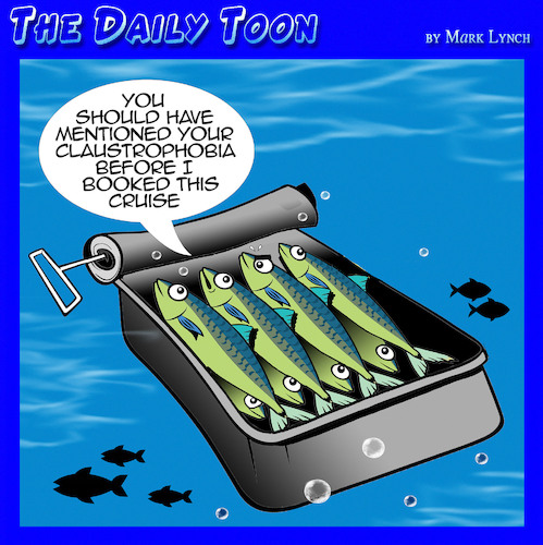 Cartoon: Sardines (medium) by toons tagged cruising,claustrophobia,cruise,liners,cruising,claustrophobia,cruise,liners