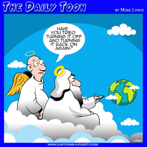 Cartoon: Universal remote (medium) by toons tagged turn,off,and,back,on,turn,off,and,back,on