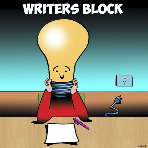 Cartoon: Writers block (medium) by toons tagged writers,block,light,bulb,ideas,journalist,creative,writing,author,arts,playwright,publisher,no,writers,block,light,bulb,ideas,journalist,creative,writing,author,arts,playwright,publisher,no