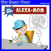 Cartoon: Alexa (small) by toons tagged ai,artificial,intelligence,table,manners,apps