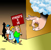 Cartoon: Atheists r us (small) by toons tagged atheists,religion,god,heaven,fanatics,flicked,demise