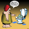 Cartoon: Bathroom scales (small) by toons tagged bathroom,scales,arguements,apologising,say,sorry,obesity,fat,overweight,weighing,yourself