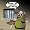 Cartoon: cellphone (small) by toons tagged cellphone,mobilr,phone,social,media,networking,iphone,prison,google,facebook