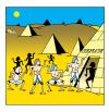 Cartoon: chiropractor (small) by toons tagged chiropractor,ancient,egypt,pyramids,hospitals,medical,pharoh