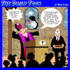 Cartoon: Church collections (small) by toons tagged money,is,the,root,church,sermon