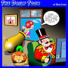 Cartoon: Circus performers (small) by toons tagged circus,shot,from,cannon,lion,tamer