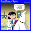 Cartoon: Color blind (small) by toons tagged kkk,optometrist,needs,glasses,color,blindness,racists