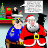 Cartoon: Cyber stalking (small) by toons tagged santa,claus,cyber,stalking,christmas,arresting,officers,crime,xmas