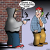 Cartoon: Data cartoon (small) by toons tagged data,unused,phone,plans,pre,paid,phones,robber,hoodie,mugging