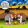 Cartoon: environmental impact study (small) by toons tagged environment,environmental,impact,study,invention,of,fire,prehistoric,caveman,work,safety,smoke,inventions,monkeys,bronze,age