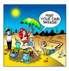 Cartoon: find your own mirage (small) by toons tagged mirage desert island wine beauty queens waiters champagne optical illusion selfish