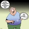 Cartoon: Food disagreement (small) by toons tagged food,poisoning,salmonella,disagreement,arguement