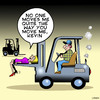 Cartoon: Forklift love (small) by toons tagged forklift