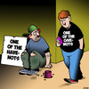 Cartoon: Have nots (small) by toons tagged have,nots,broke,priviliged,few,stingy,begging