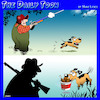 Cartoon: Hunting dog (small) by toons tagged hunting,chicken,bucket,nuggets,dogs