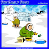 Cartoon: Ice fishing (small) by toons tagged inuits,eskimos,ice,fisherman