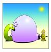 Cartoon: igloo snail (small) by toons tagged igloo,eskimos,arctic,snails,slugs,snow