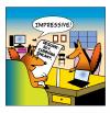 Cartoon: impressive (small) by toons tagged foxes,fox,hunting,animals,resume,jobs,employment