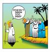 Cartoon: Jesus (small) by toons tagged jesus deciples bible religion