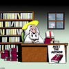 Cartoon: Meet the author (small) by toons tagged authors,publishing