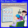 Cartoon: Millennials (small) by toons tagged opticians,eye,charts,smart,phones,short,sighted,opticals