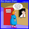 Cartoon: Missing persons (small) by toons tagged netflix,password,missing,husband,lost,and,found