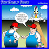 Cartoon: NASA (small) by toons tagged space,ships,launch,rockets