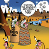 Cartoon: New font (small) by toons tagged fonts,smoke,signals,apaches,american,indian,wild,west,texting