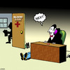 Cartoon: Next (small) by toons tagged halloween,vampires,blood,donor,hospital