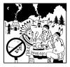 Cartoon: no smoking (small) by toons tagged native americans pipes peace pipe smoking