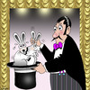 Cartoon: out of the hat (small) by toons tagged magician,magic,tricks,rabbits,intercourse,sex