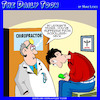 Cartoon: Phone scrolling (small) by toons tagged chiropractor,sore,neck,phone,staring