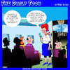 Cartoon: Pilot down (small) by toons tagged medical,emergency,pilots,airlines,heart,attack