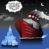 Cartoon: Please God (small) by toons tagged titanic,global,warming,melting,ice,caps
