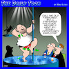 Cartoon: Pole dancing (small) by toons tagged strippers,men,pole,dancer