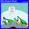 Cartoon: Praying Mantis (small) by toons tagged mantis,pick,up,lines