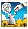 Cartoon: prozac (small) by toons tagged valium prozac drugs moses ten commandments bible god
