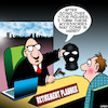 Cartoon: Retirement planning (small) by toons tagged armed,robber,retirement,planning,pensioners,business,advice