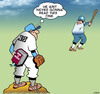 Cartoon: Secret curve ball (small) by toons tagged baseball,war,and,peace,pitcher,curve,ball