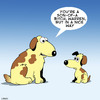 Cartoon: Son-of-a-bitch (small) by toons tagged dogs,puppies,son,of,bitch,hounds,bitches,motherhood