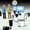 Cartoon: text friendly toilet (small) by toons tagged texting,social,media,addicted,to,text,toilets,toilet,seats