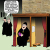 Cartoon: Texting (small) by toons tagged confessional,booth,sins,texting,messaging,social,media,twitter