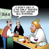 Cartoon: Thirsty Jesus (small) by toons tagged jesus,water,into,wine,miracles