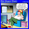 Cartoon: Valentines day (small) by toons tagged rose,wine,roses,romantic,case,of