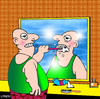 Cartoon: weird dental care (small) by toons tagged dentist,dental,care,dentures,cleaning,teeth,esher,toothpaste