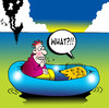 Cartoon: what (small) by toons tagged shipwrecked,hedgehog,anteater,raft,marooned,ships,sharp,spear,ocean,sea,echidna