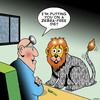 Cartoon: Zebra-free diet (small) by toons tagged lions,zebras,diets,animals,jungle,food,zebra,stripes,overeating