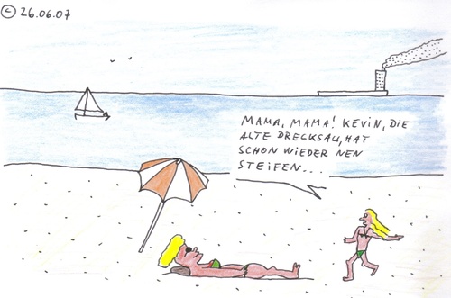 Cartoon: Kevin (medium) by Müller tagged kevin,drecksau,diskreminierung,gender,gleichberechtigung,vorurteile,vorbildfunktion
