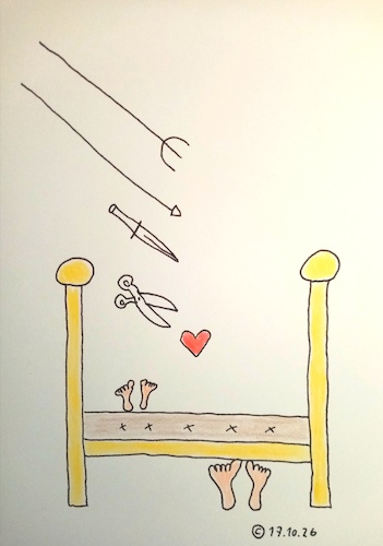 Cartoon: Liebe (medium) by Müller tagged liebe,mord