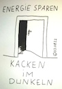 Cartoon: Energie sparen (small) by Müller tagged energie,kacken